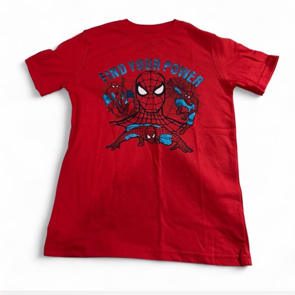 Marvel Red Spider-Man 'Find Your Power' Kids Tee - Picture 1 of 4